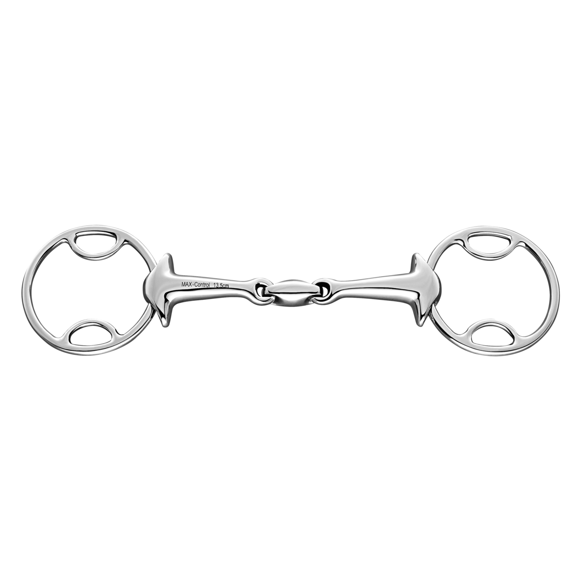 MAX-Control 3-TYPE-Trense 16 mm mit Stangenwirkung - Edelstahl rostfrei