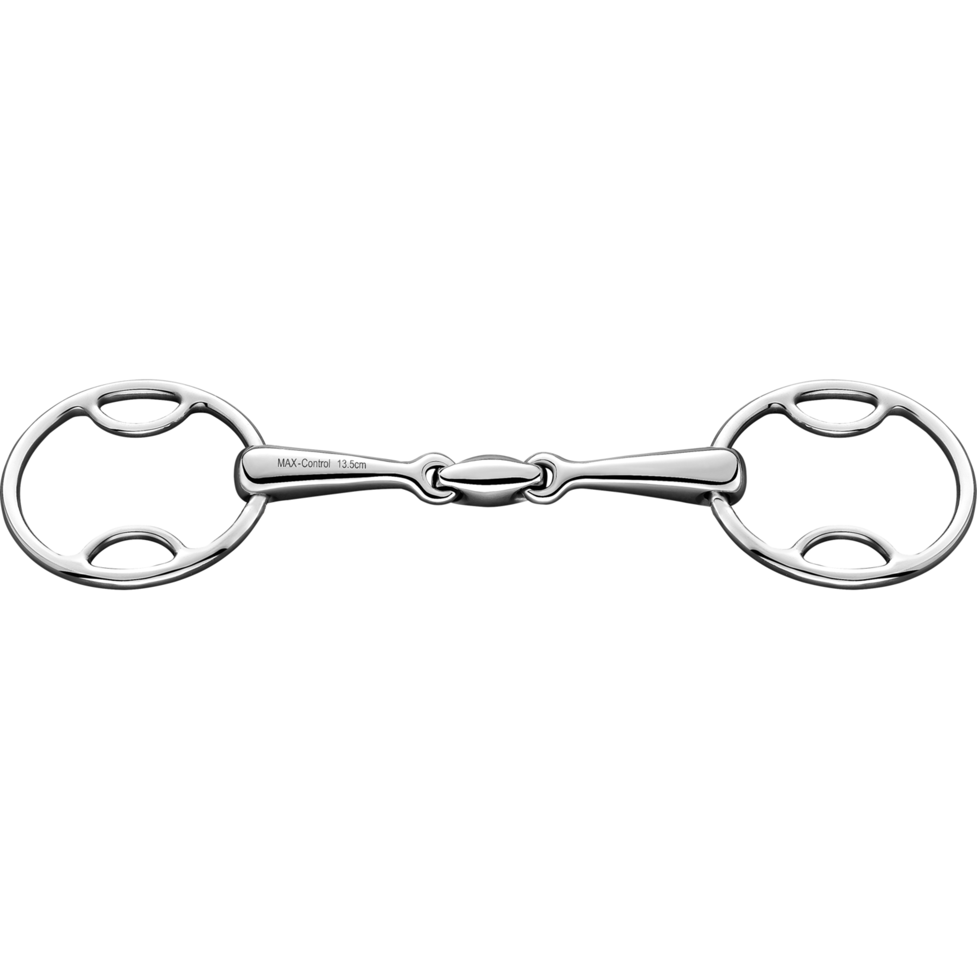 MAX-Control 3-TYPE-Trense 16 mm mit Stangenwirkung - Edelstahl rostfrei