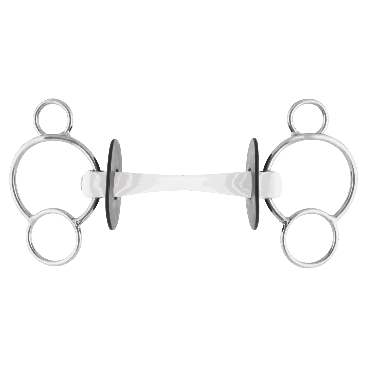 NATHE 3-Ring Gebiss 20 mm mit biegsamer Stange