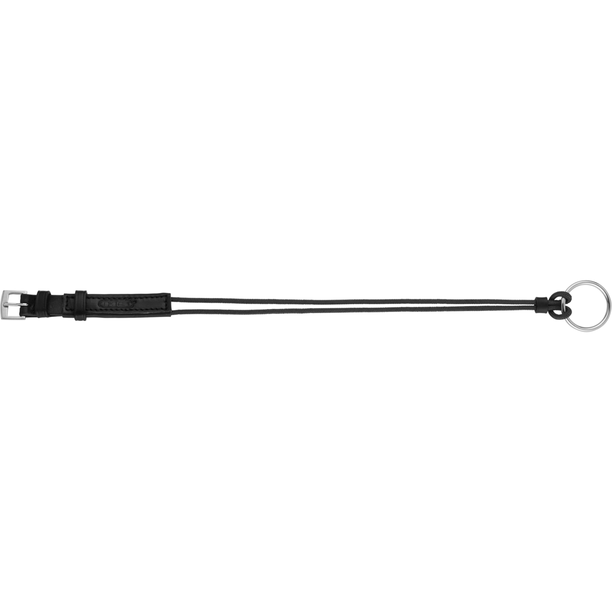 Backenstücke 45 cm schwarz für Aufziehtrense (paarweise)