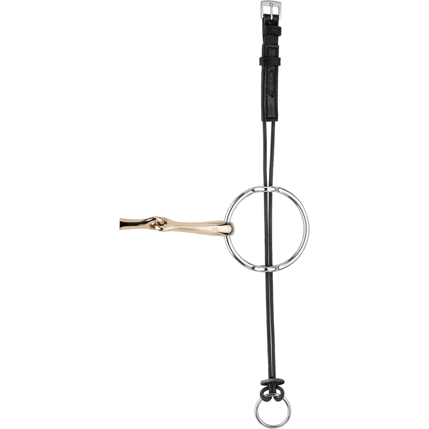 Backenstücke 45 cm schwarz für Aufziehtrense (paarweise)