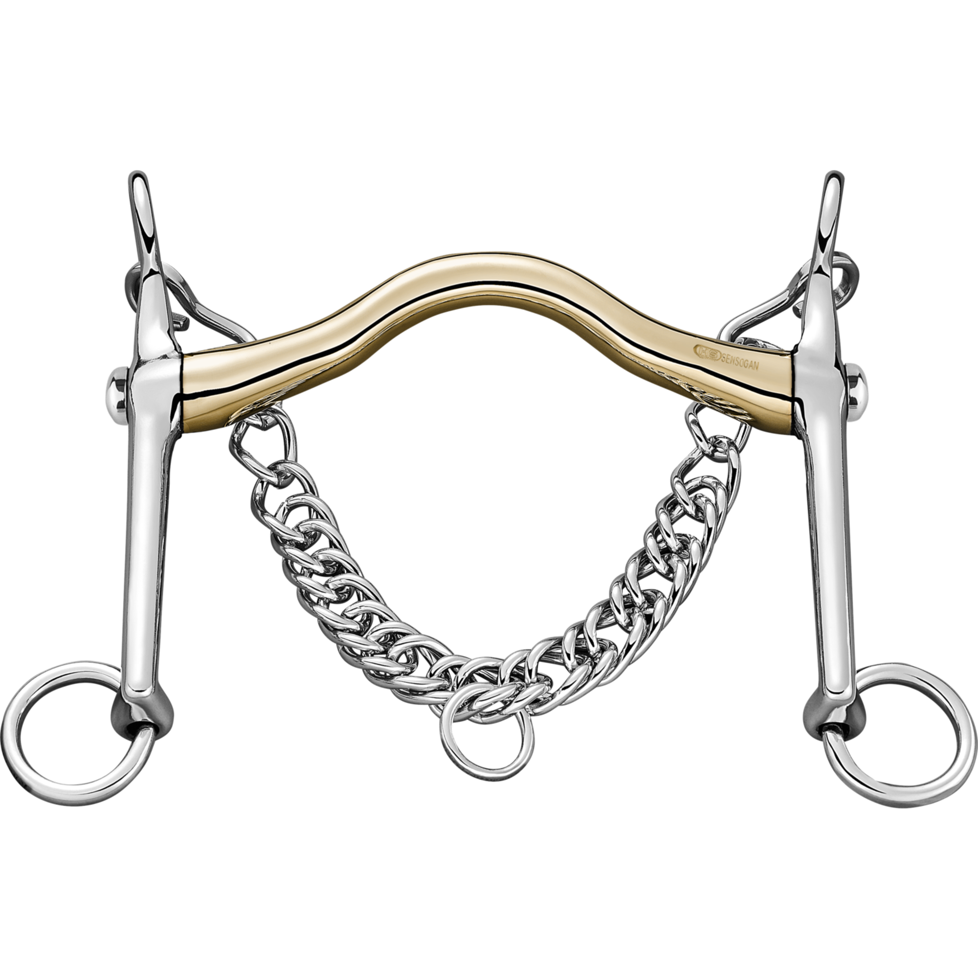 Bemelmans Reitkandare 14 mm - Sensogan, mit drehbaren Seitenteilen