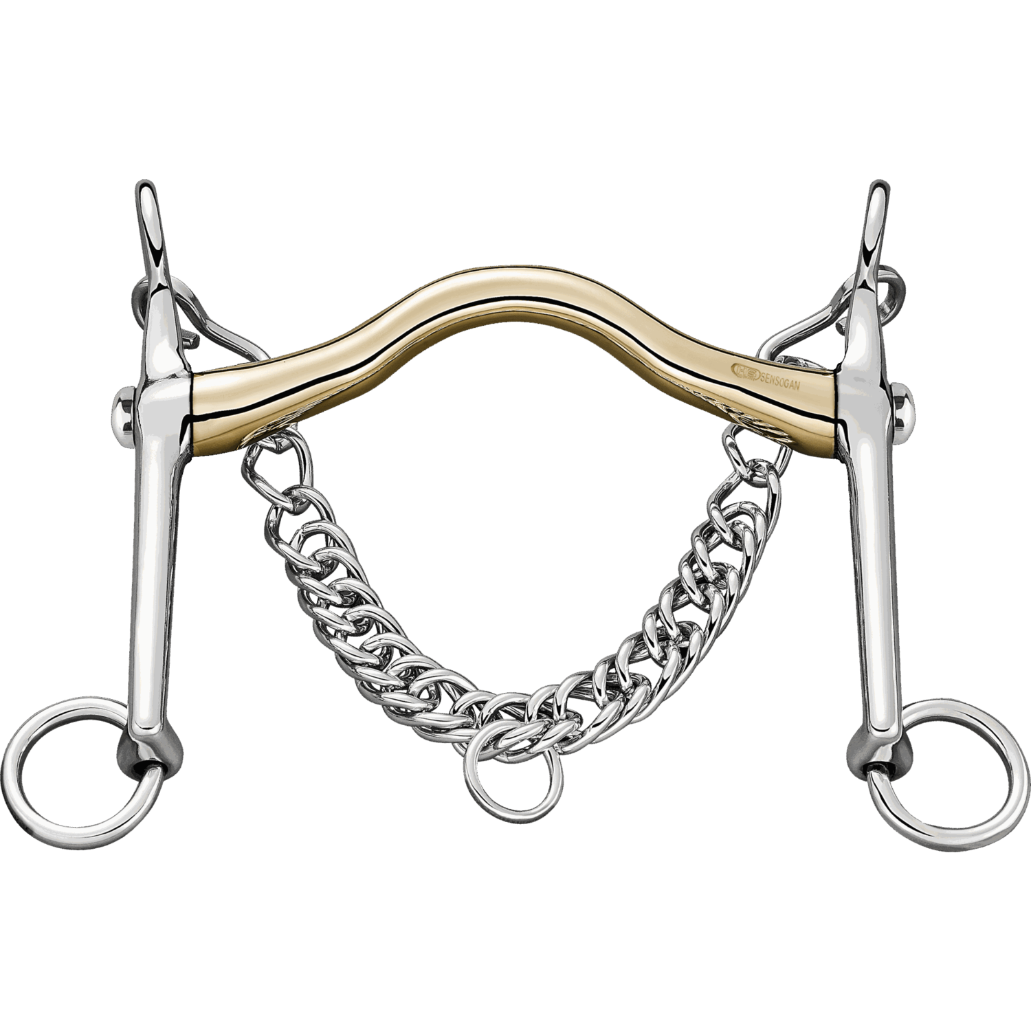 Bemelmans Reitkandare 14 mm - Sensogan, mit drehbaren Seitenteilen