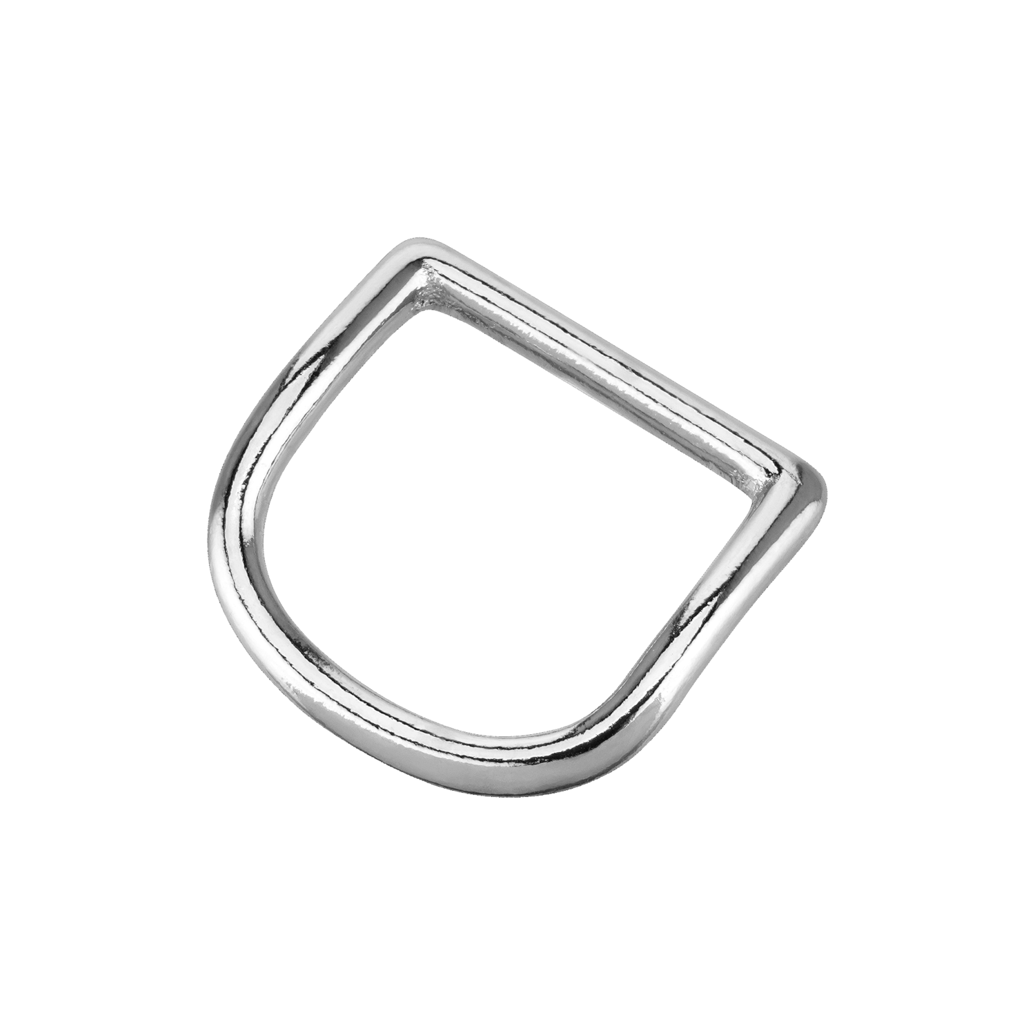 D-Ring, gegossen - Argentan poliert, lichte Weite 20 mm