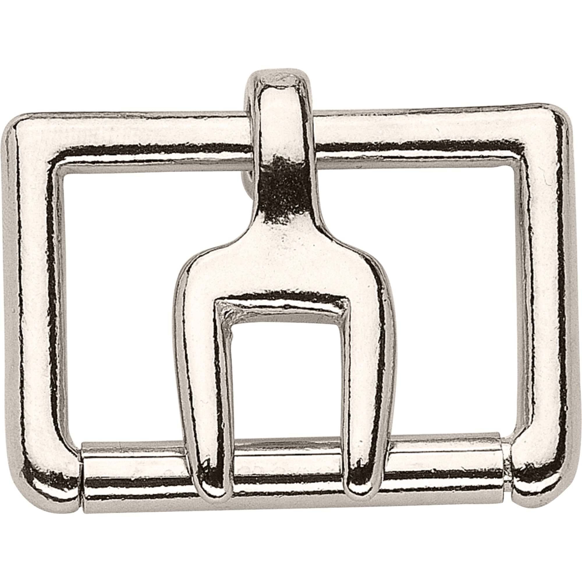 Gabeldornschnalle - Argentan poliert, lichte Weite 45 mm