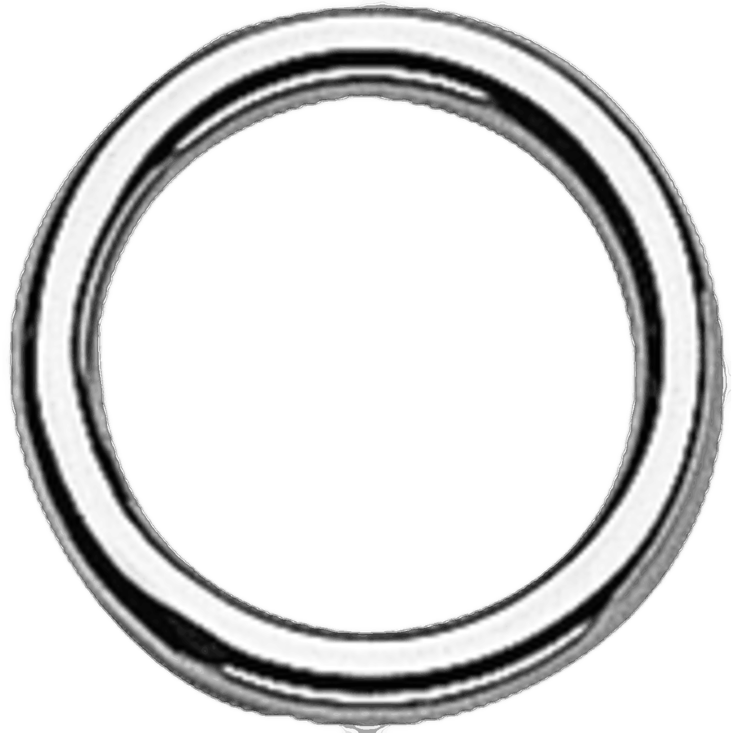 Rundring für Kummetbügel, 45 mm - Edelstahl rostfrei