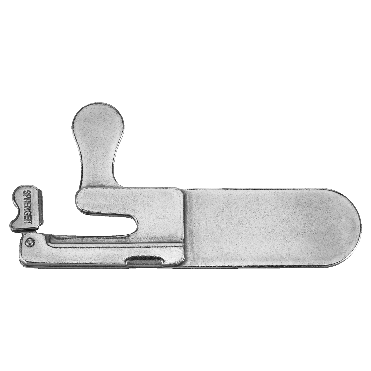 Dressur-Sturzfedern mit Metallschnäpper - Edelstahl rostfrei, Länge 125 mm