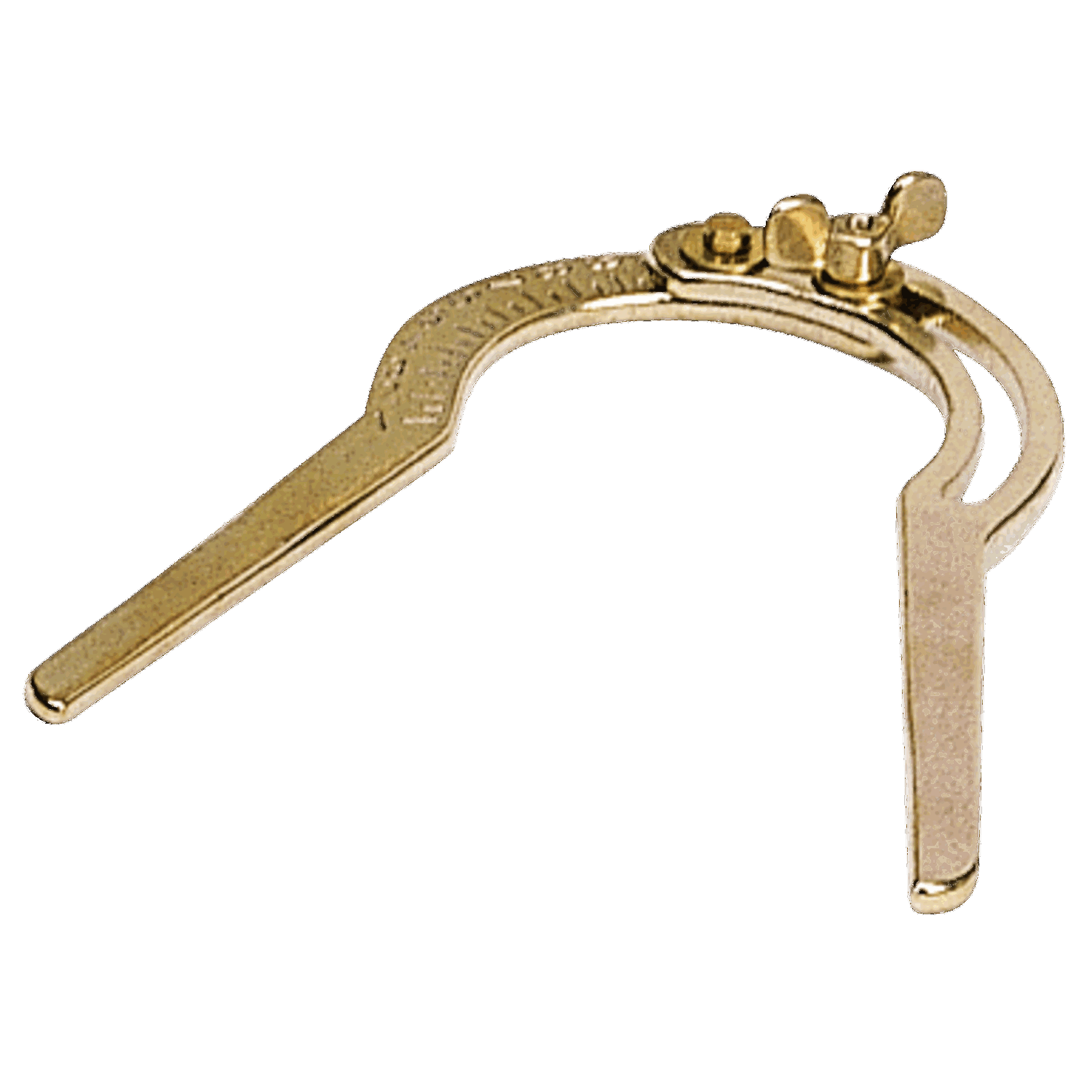 Widerristmesser - Messing poliert