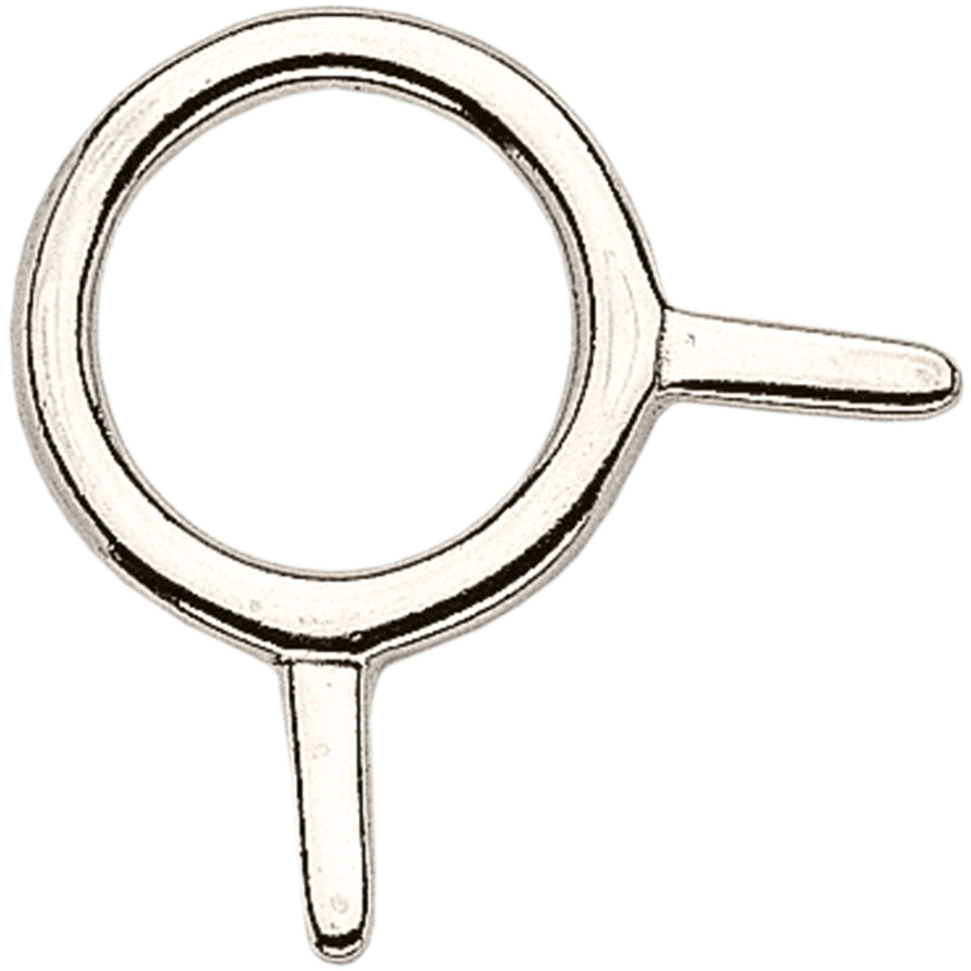Nasenhalfterring - Argentan poliert, lichte Weite 25 mm