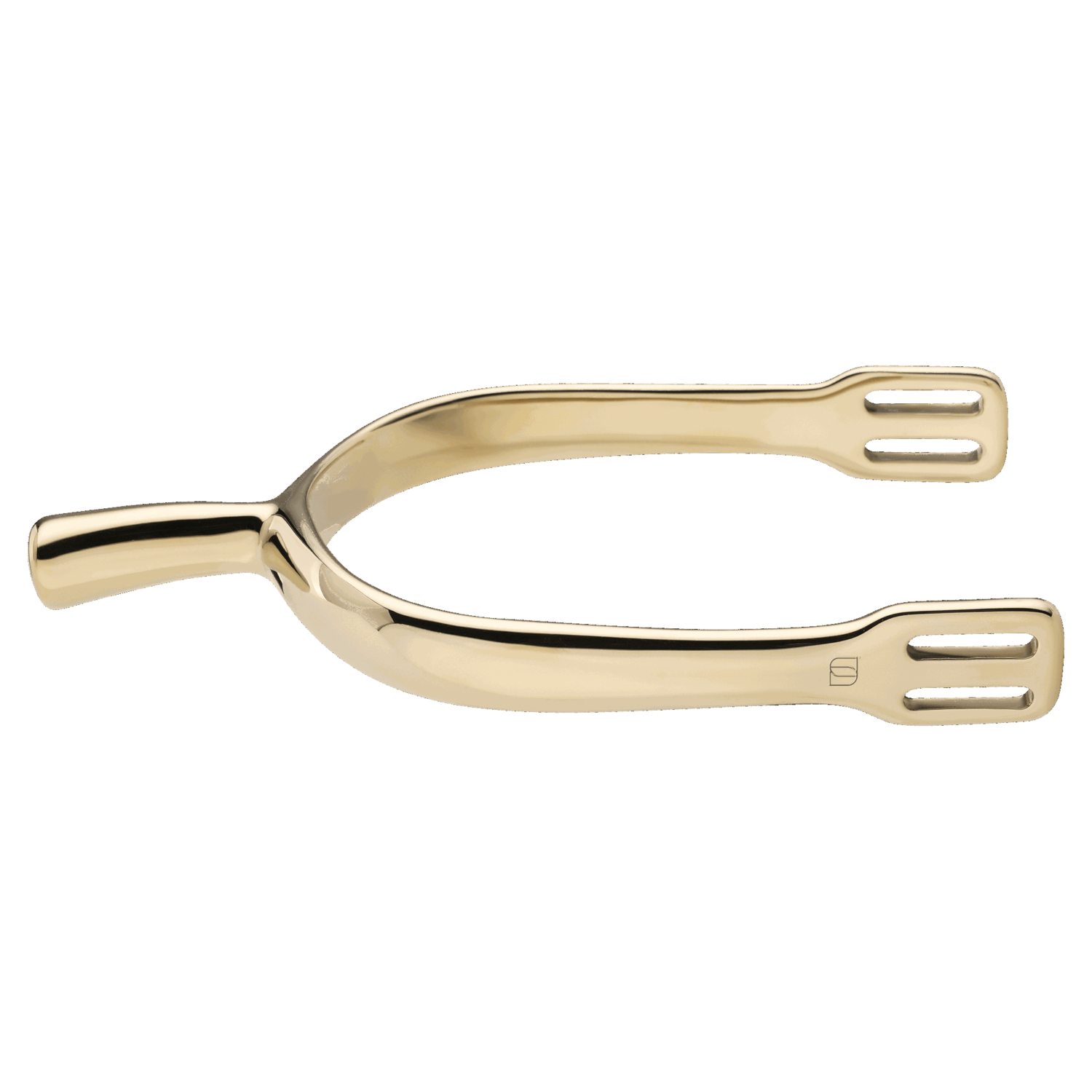 HS-Dressur Sporen für Herren - Argentan handpoliert, 40 mm flach