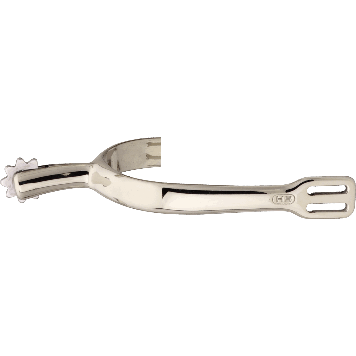 HS-Dressur Sporen für Herren - Argentan handpoliert, 45 mm flach