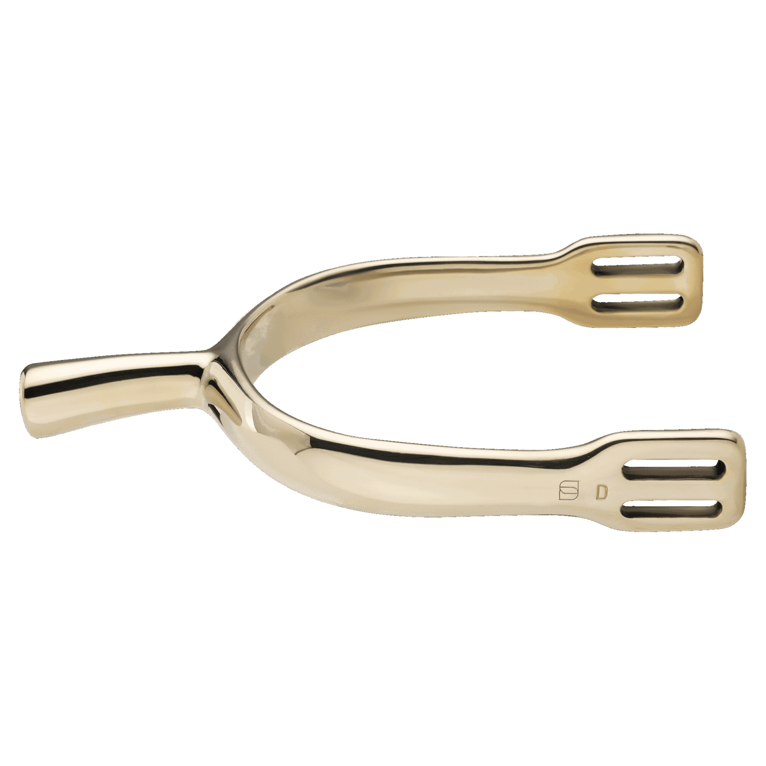 HS-Dressur Sporen für Damen - Argentan handpoliert, 40 mm flach