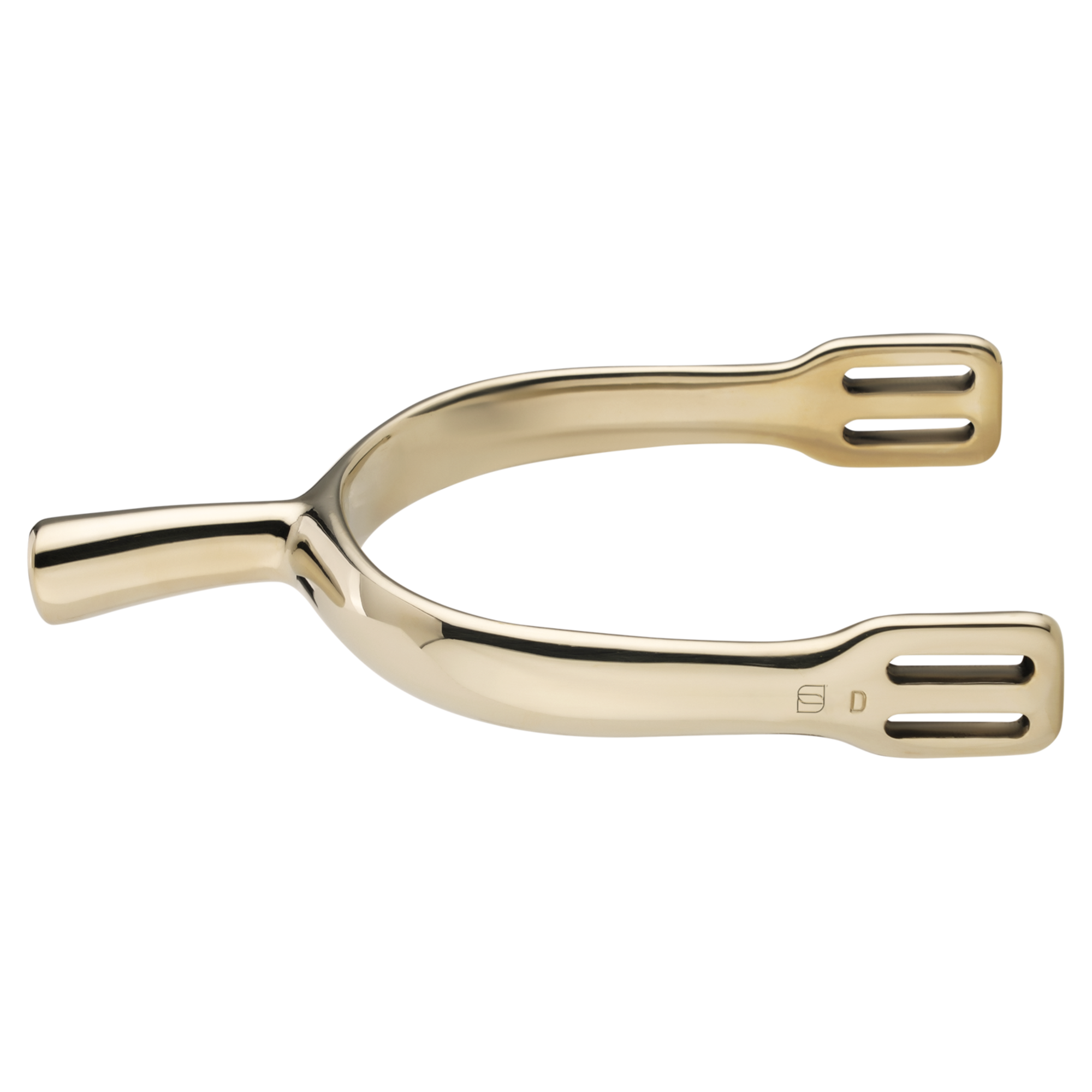 HS-Dressur Sporen für Damen - Argentan handpoliert, 40 mm flach