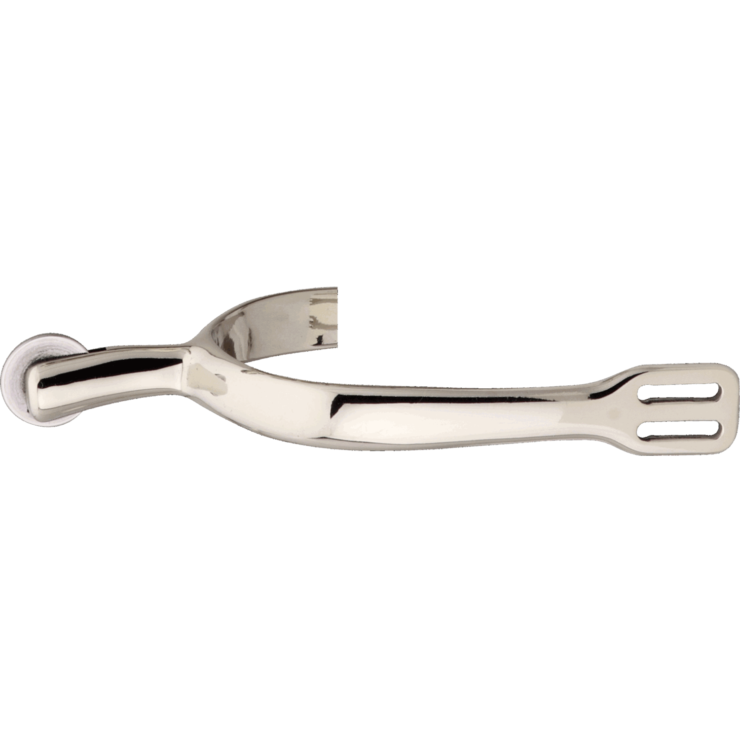 HS-Dressur Sporen für Damen - Argentan handpoliert, 45 mm flach