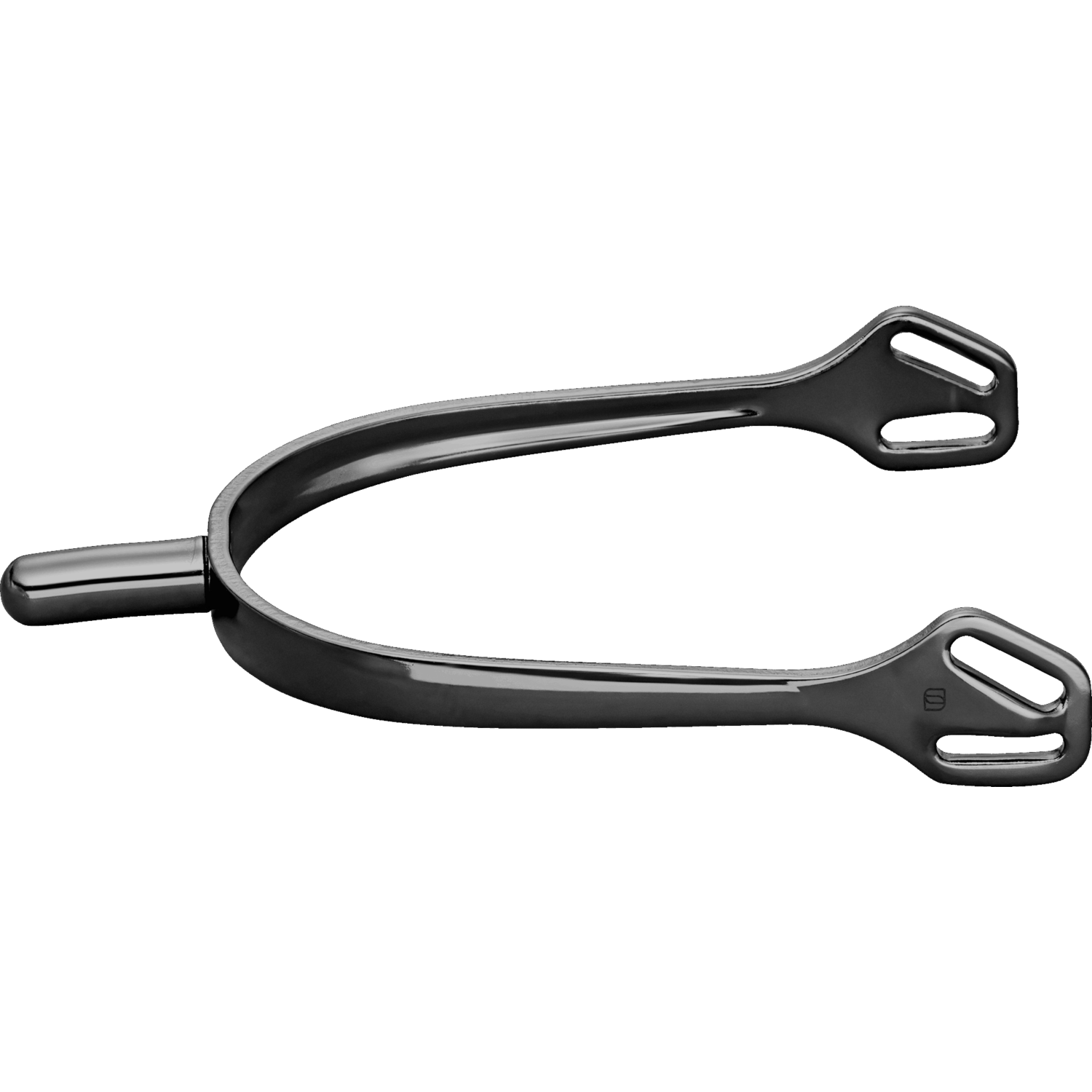 ULTRA fit Sporen - Edelstahl rostfrei anthrazit, 25 mm abgerundet