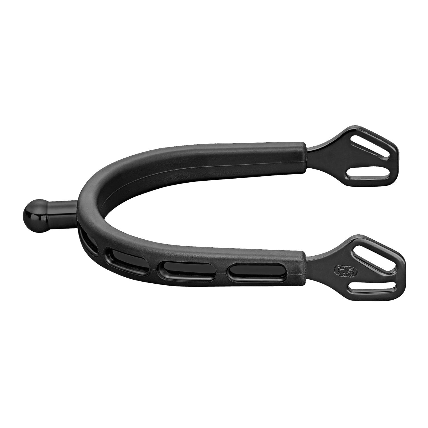 ULTRA fit EXTRA GRIP Sporen "Black Series" - Edelstahl rostfrei anthrazit, 20 mm kugelförmig