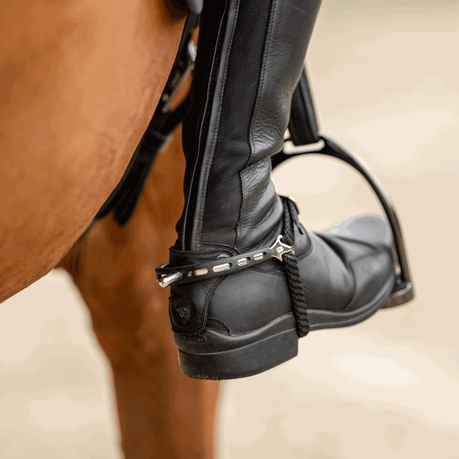 Ultra fit EXTRA GRIP Sporen - Edelstahl rostfrei, 25 mm abgerundet