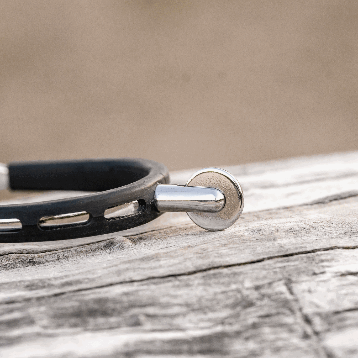 ULTRA fit EXTRA GRIP Sporen - Edelstahl rostfrei, 30 mm abgerundet mit großem Ballrad