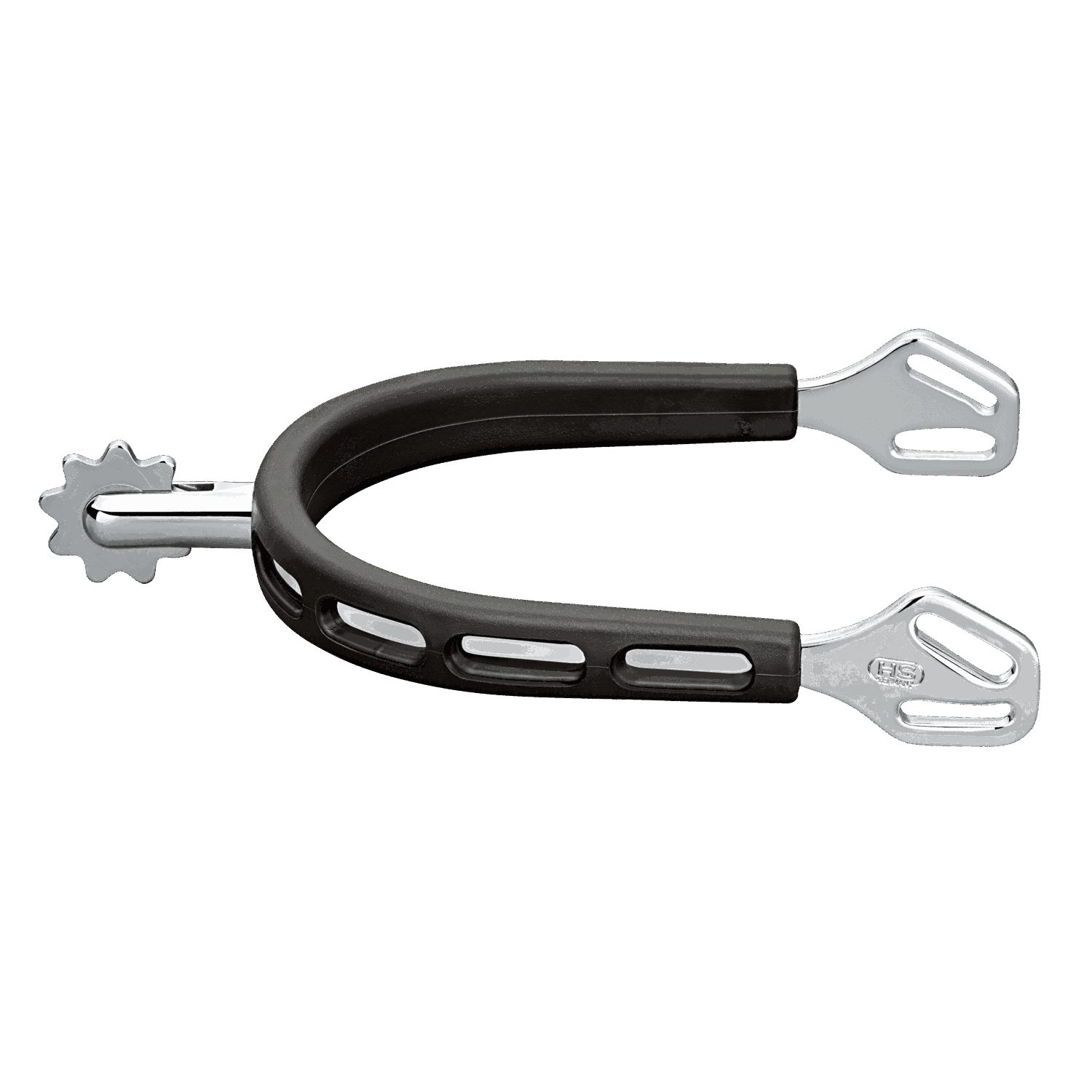 ULTRA fit EXTRA GRIP Sporen - Edelstahl rostfrei, 30 mm abgerundet mit Sonnenrad