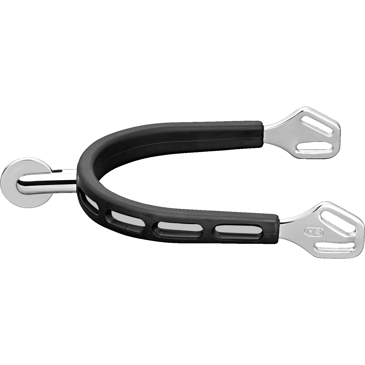 ULTRA fit EXTRA GRIP Sporen - Edelstahl rostfrei, 30 mm abgerundet mit großem Ballrad