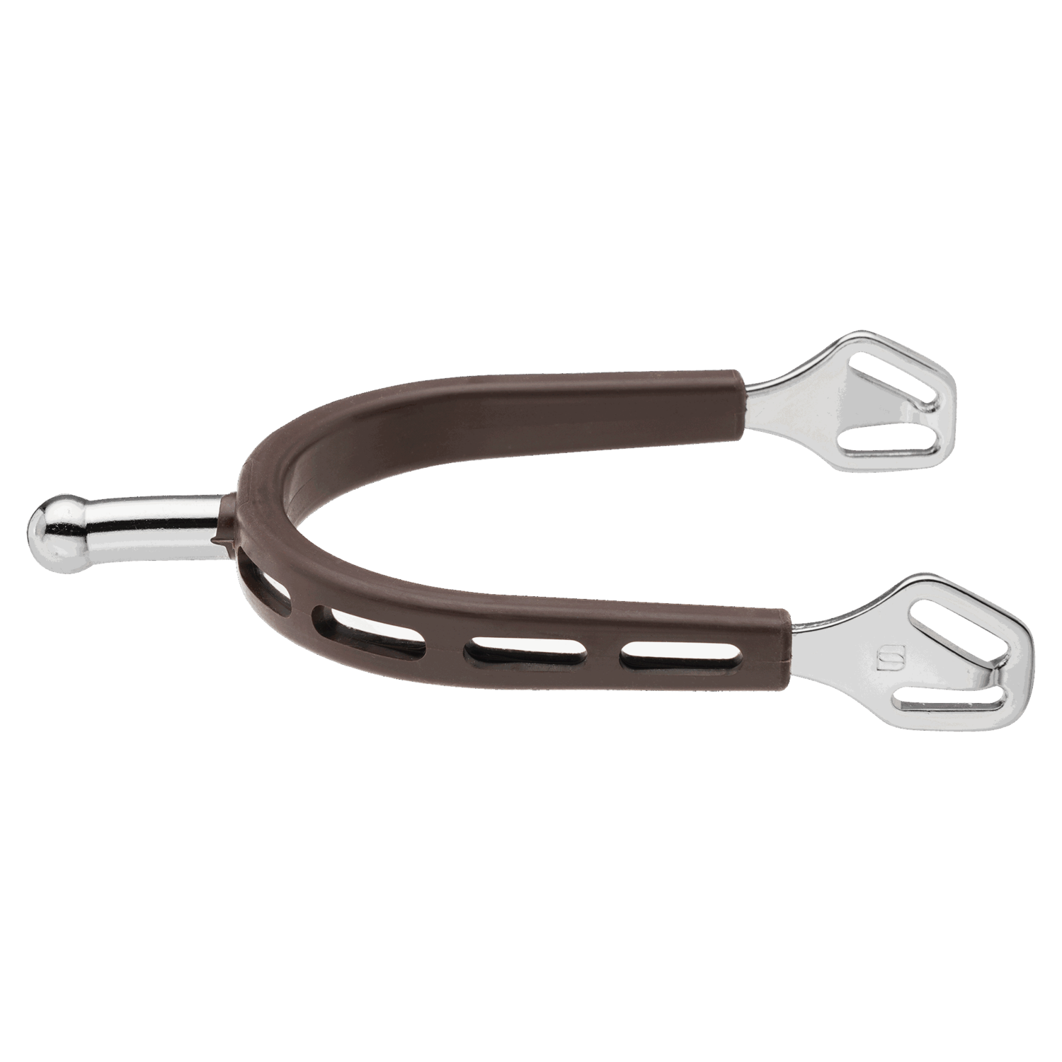ULTRA fit BROWN GRIP Sporen - Edelstahl rostfrei, 30 mm kugelförmig