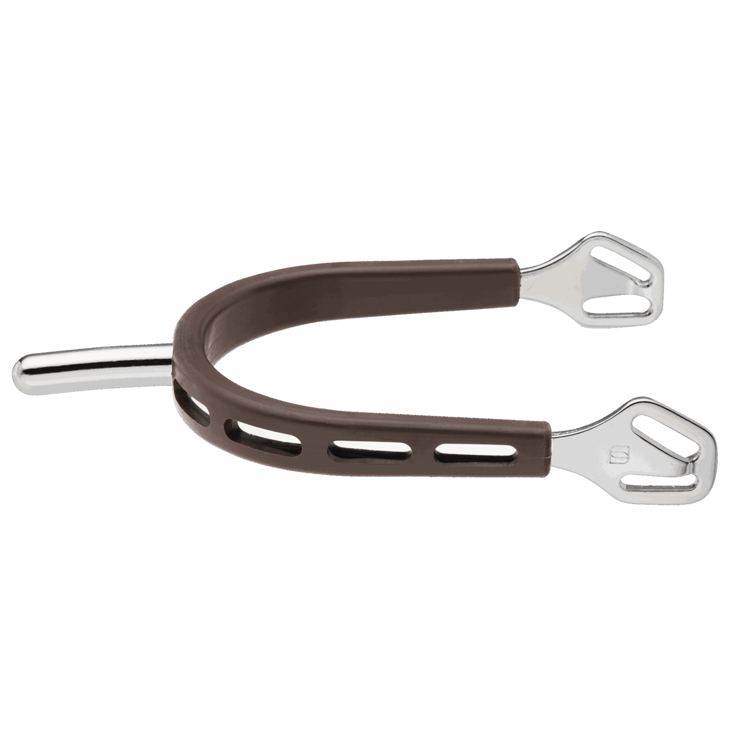 ULTRA fit BROWN GRIP Sporen - Edelstahl rostfrei, 35 mm abgerundet