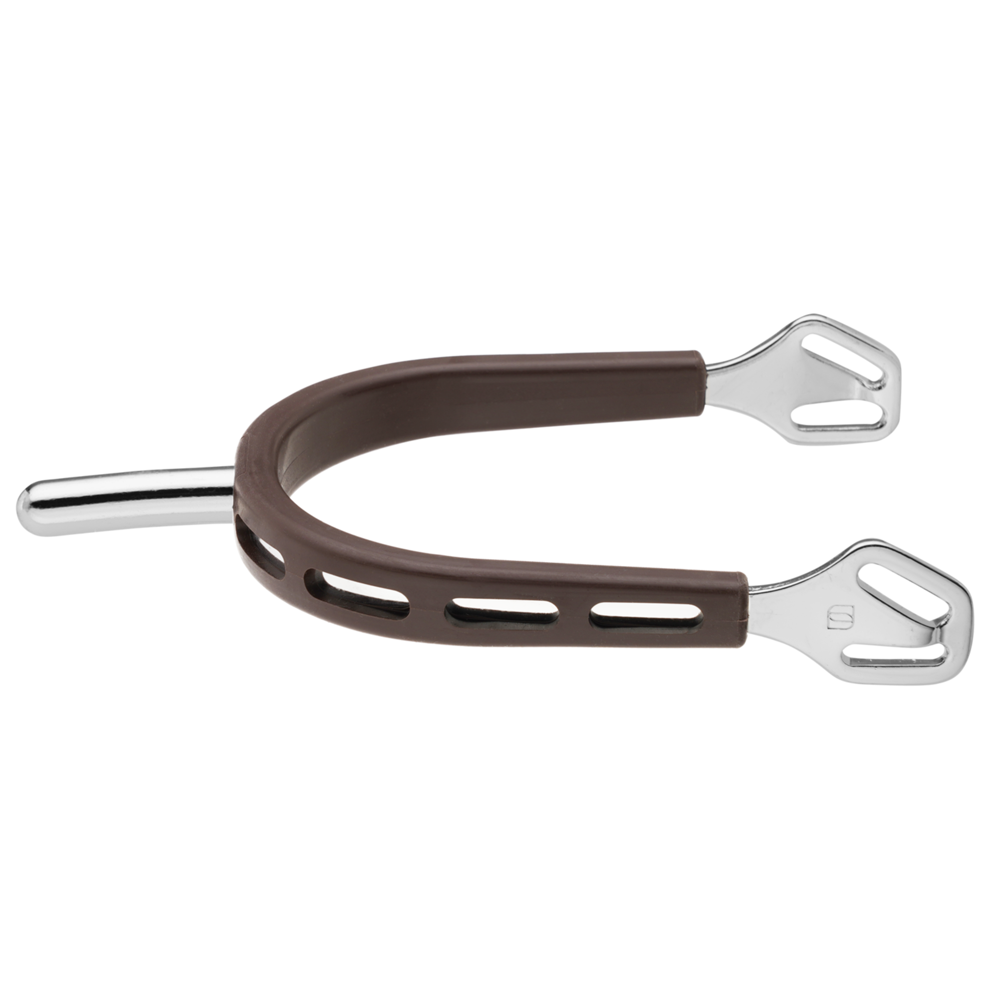 ULTRA fit BROWN GRIP Sporen - Edelstahl rostfrei, 35 mm abgerundet