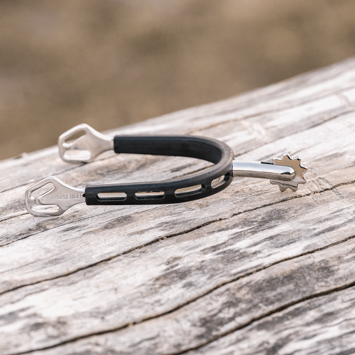 ULTRA fit EXTRA GRIP Sporen - Edelstahl rostfrei, 40 mm abgerundet mit Sonnenrad