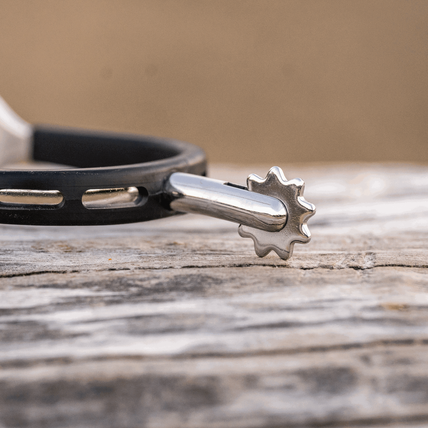 ULTRA fit EXTRA GRIP Sporen - Edelstahl rostfrei, 40 mm abgerundet mit Sonnenrad