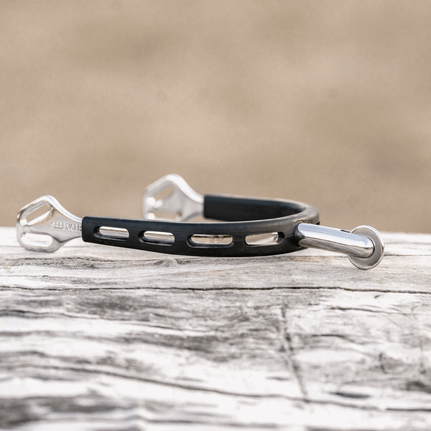 ULTRA fit EXTRA GRIP Sporen - Edelstahl rostfrei, 40 mm abgerundet mit kleinem Ballrad