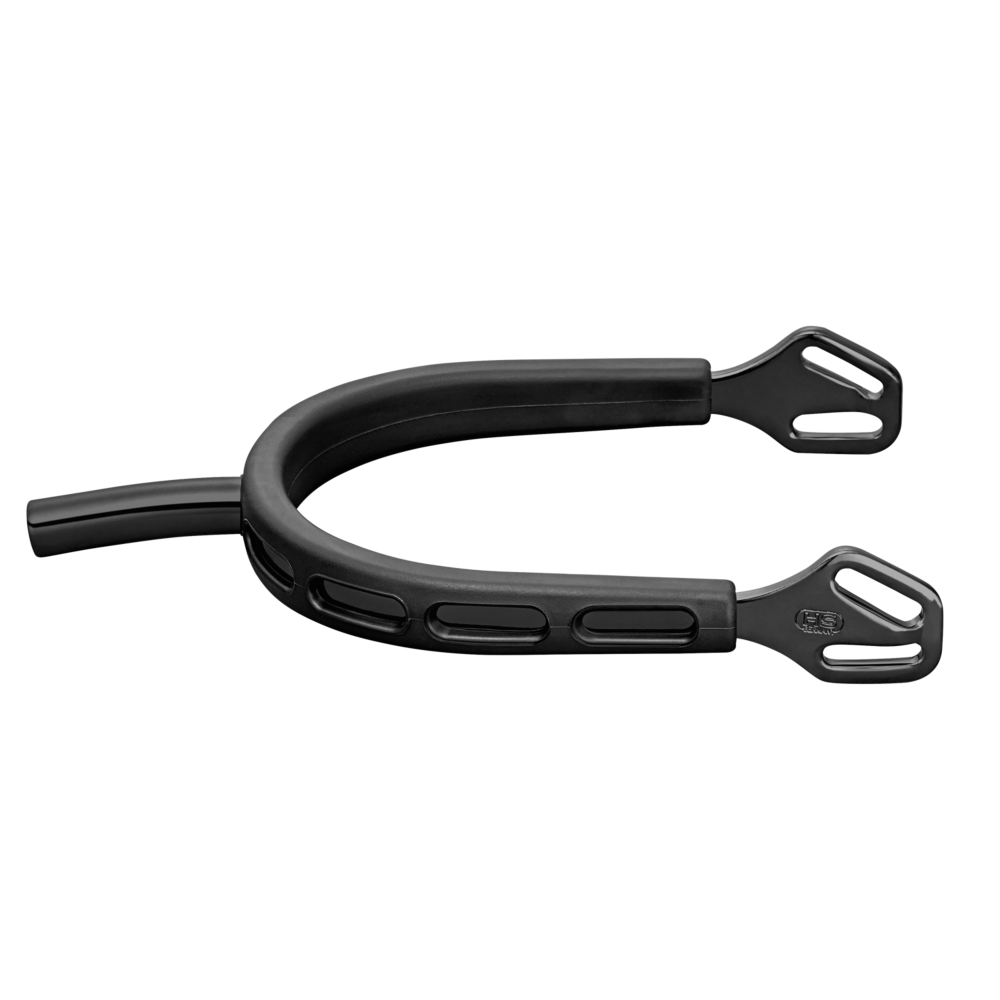 Ultra fit EXTRA GRIP Sporen "Black Series" - Edelstahl rostfrei anthrazit, 35 mm flach