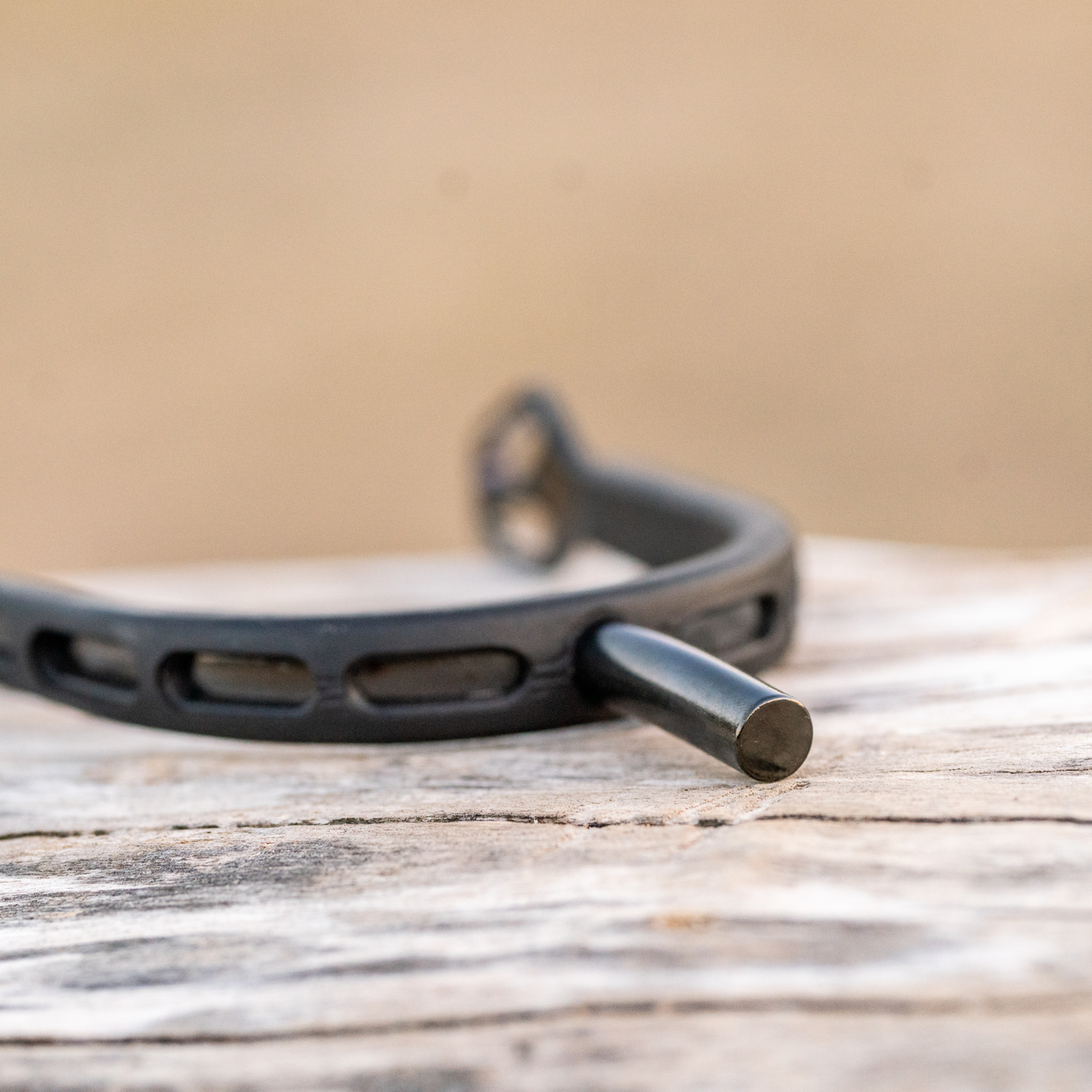 Ultra fit EXTRA GRIP Sporen "Black Series" - Edelstahl rostfrei anthrazit, 35 mm flach
