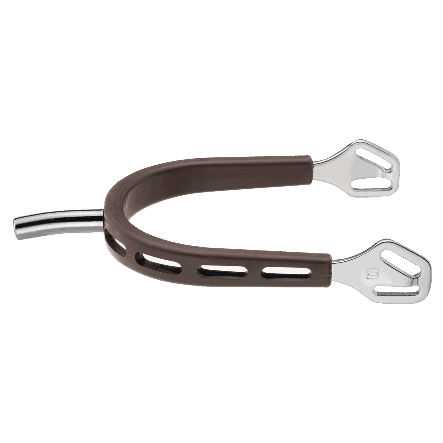 ULTRA fit BROWN GRIP Sporen - Edelstahl rostfrei, 35 mm flach