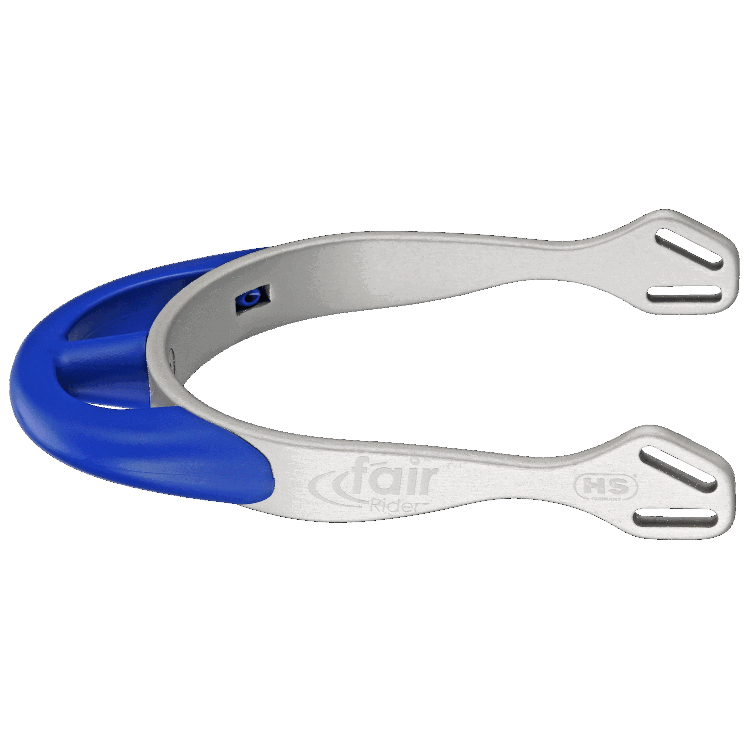 fairRider Sporen - Aluminium, 25mm Hals blau dünn abgerundet | 47623_025_54.png | 1704463995
