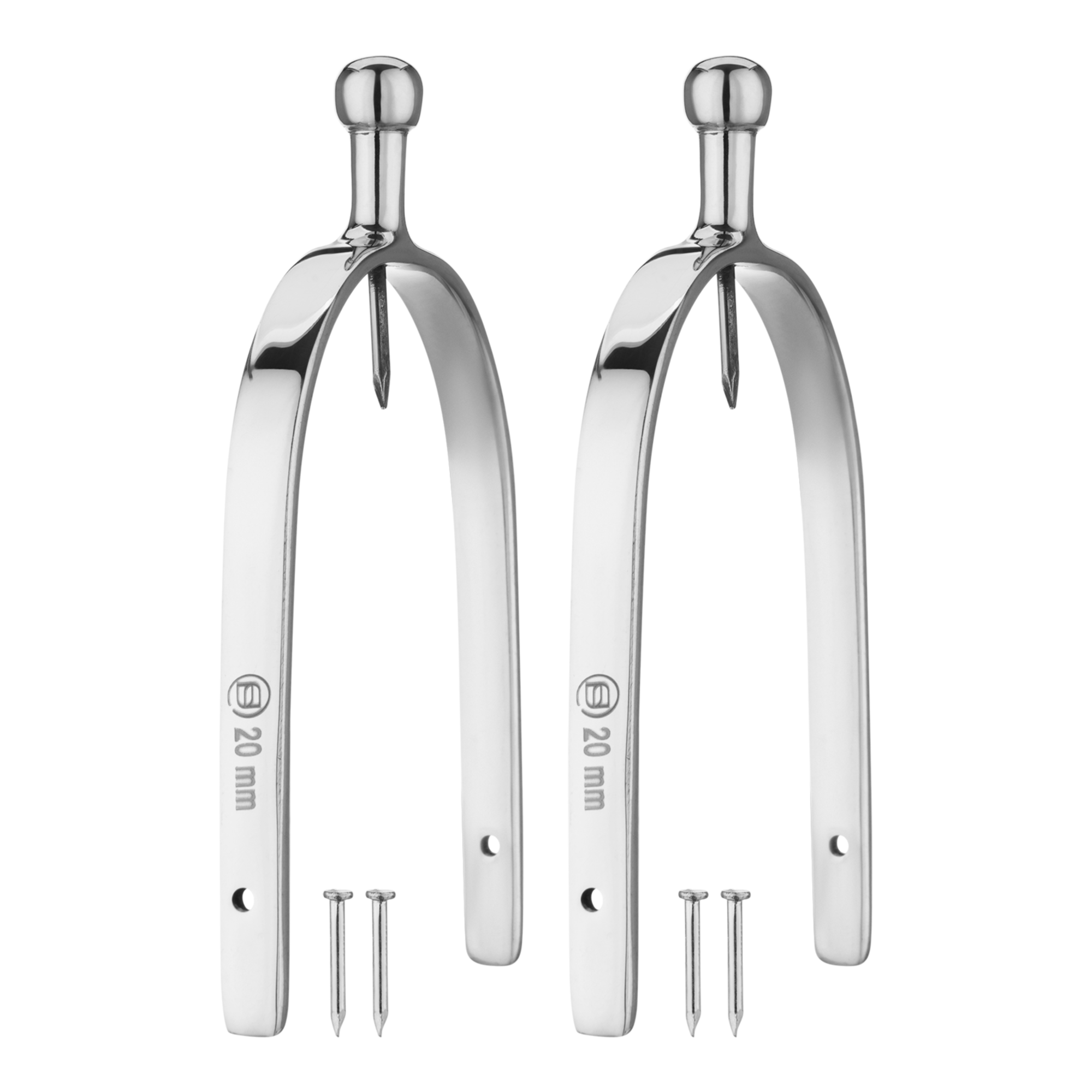 Anschlagsporen, Edelstahl rostfrei, 20 mm