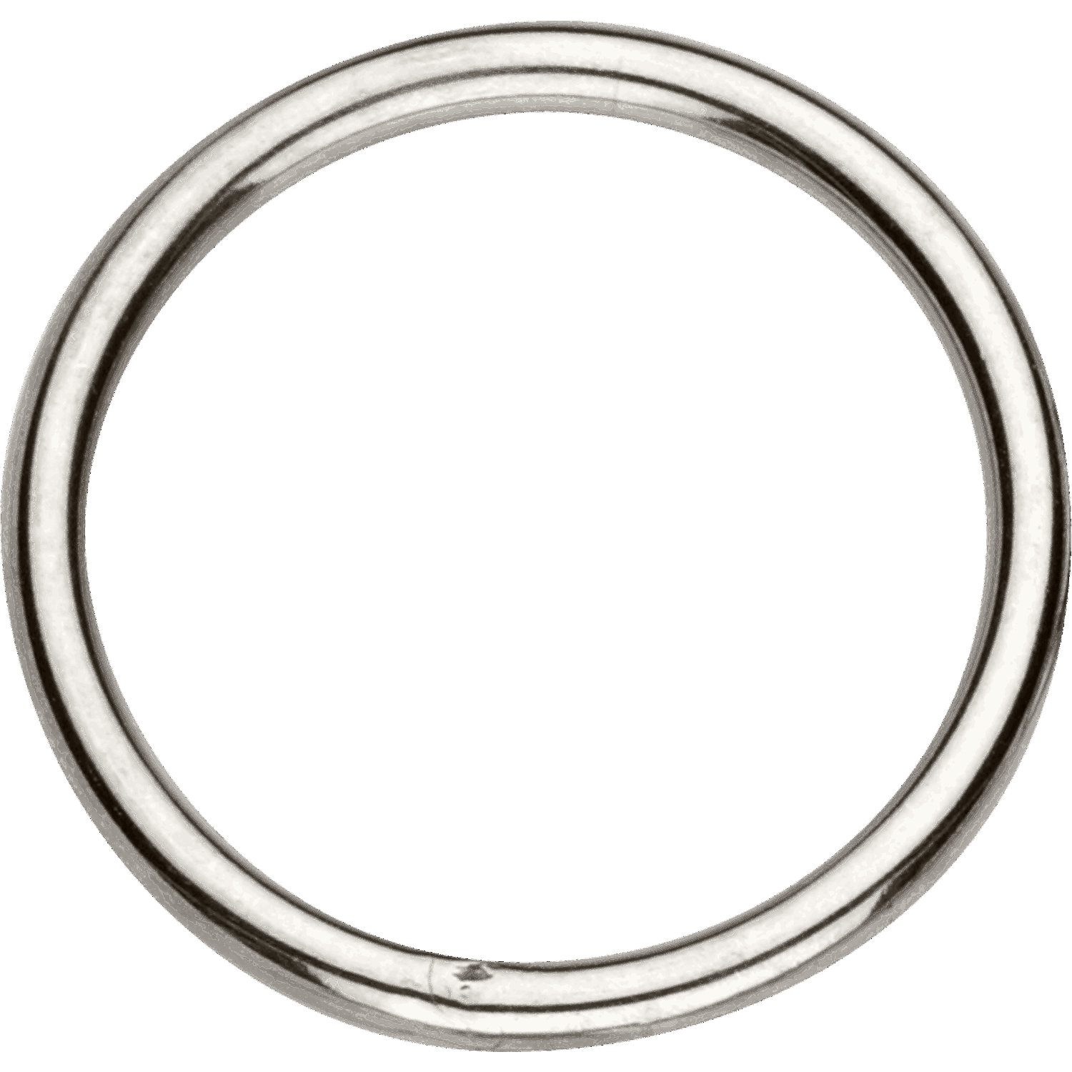 Ring, geschweißt - Stahl vernickelt