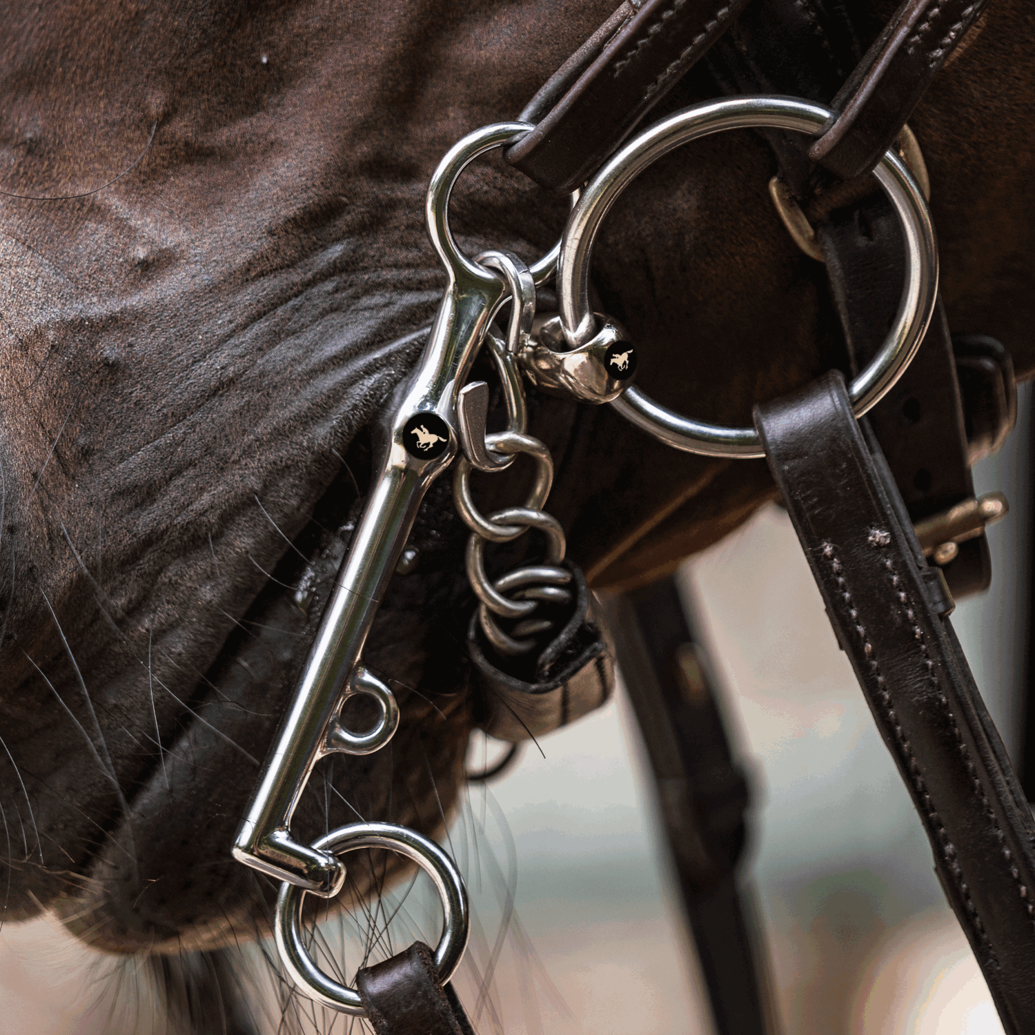 SPRENGER & Ingrid Klimke KK ULTRA Unterlegtrense - SENSOGAN, 135 mm Weite