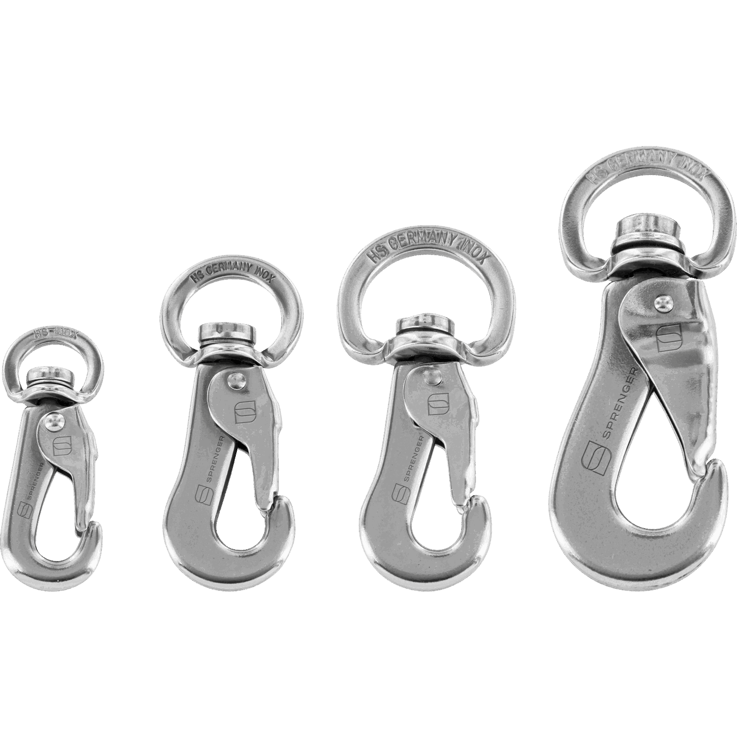 SPRENGER Karabinerhaken mit runder Öse- Edelstahl Rostfrei | 60250_55.png | 1744620723