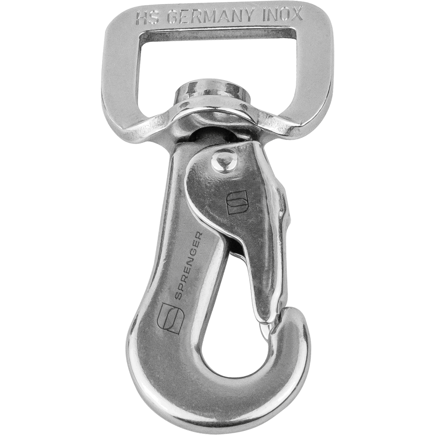 SPRENGER Karabinerhaken mit runder Öse- Edelstahl Rostfrei | 6025206055.png | 1744620724