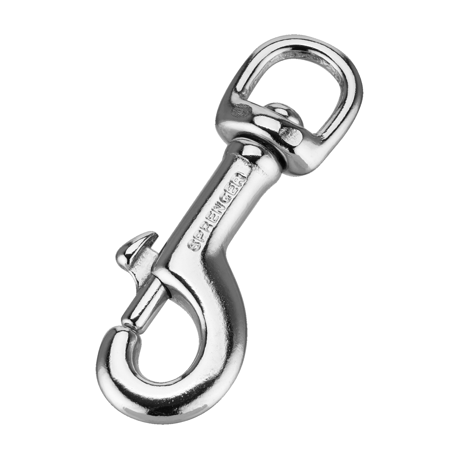 Karabinerhaken - Stahl vernickelt