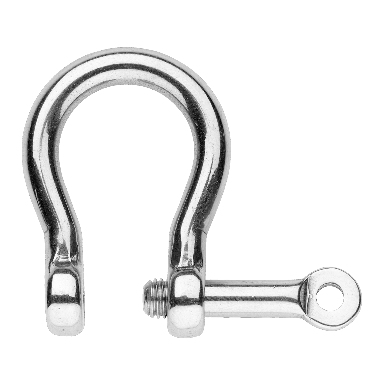 Schäkel mit unverlierbarem Bolzen - Edelstahl rostfrei, 10 mm