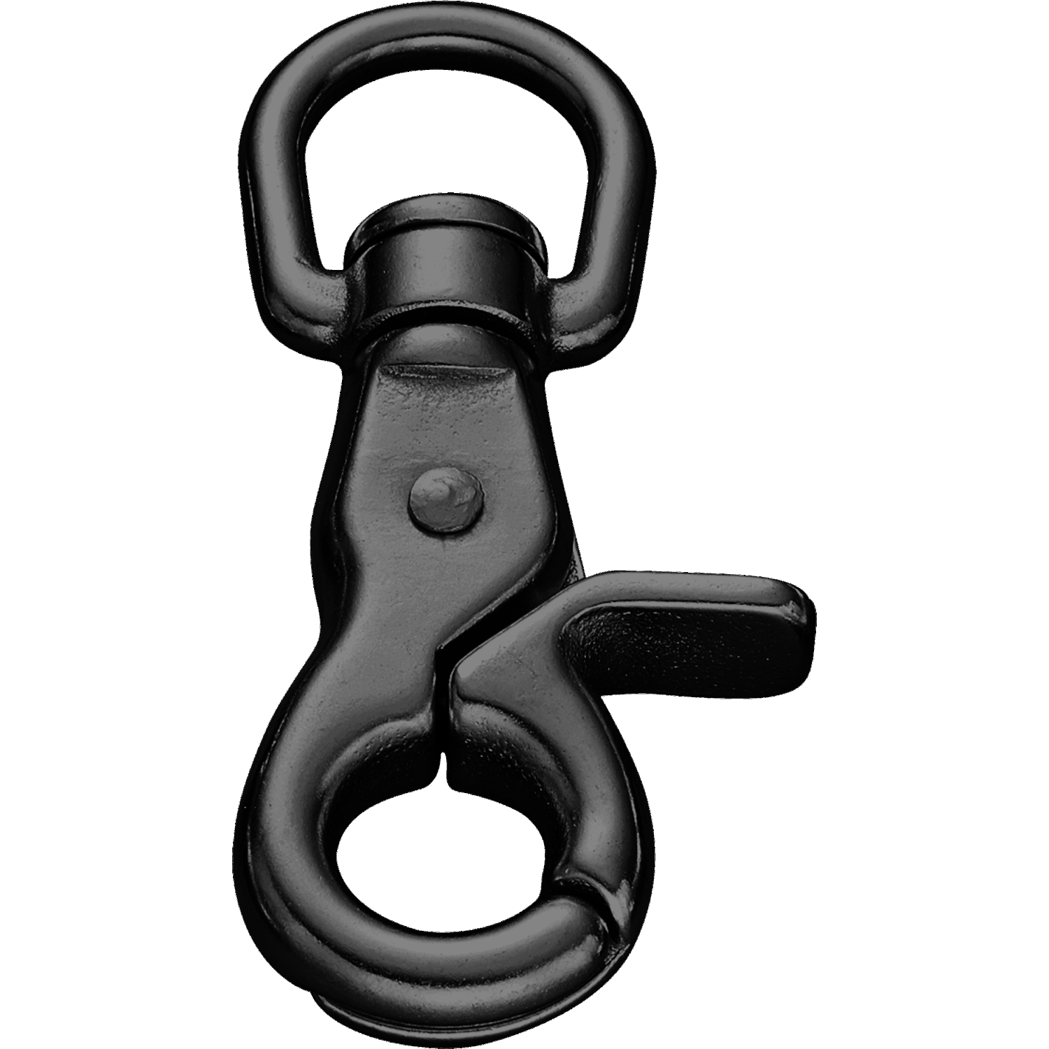 Scherenhaken - Edelstahl Rostfrei schwarz Resin, 65 mm