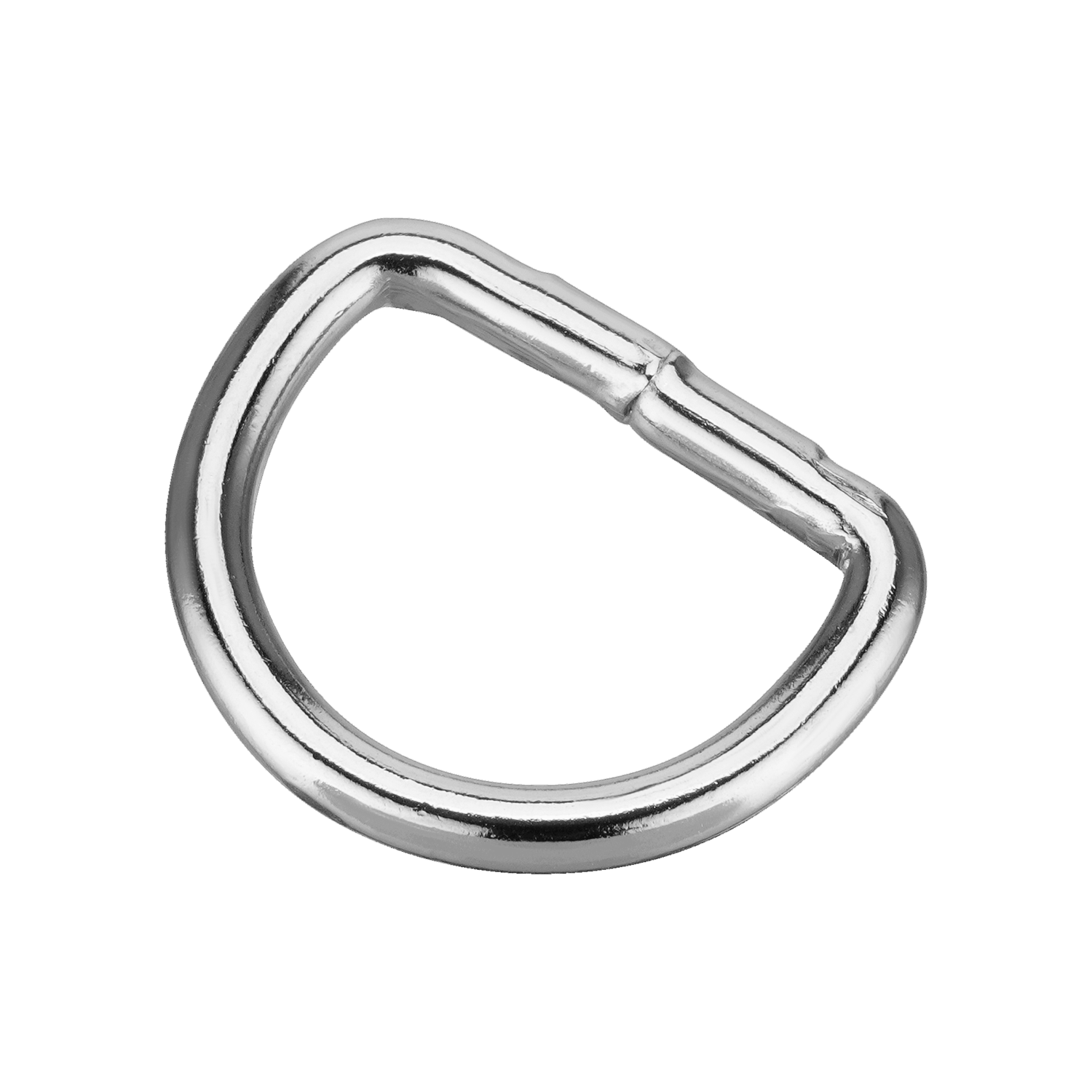 D-Ring - Stahl vernickelt