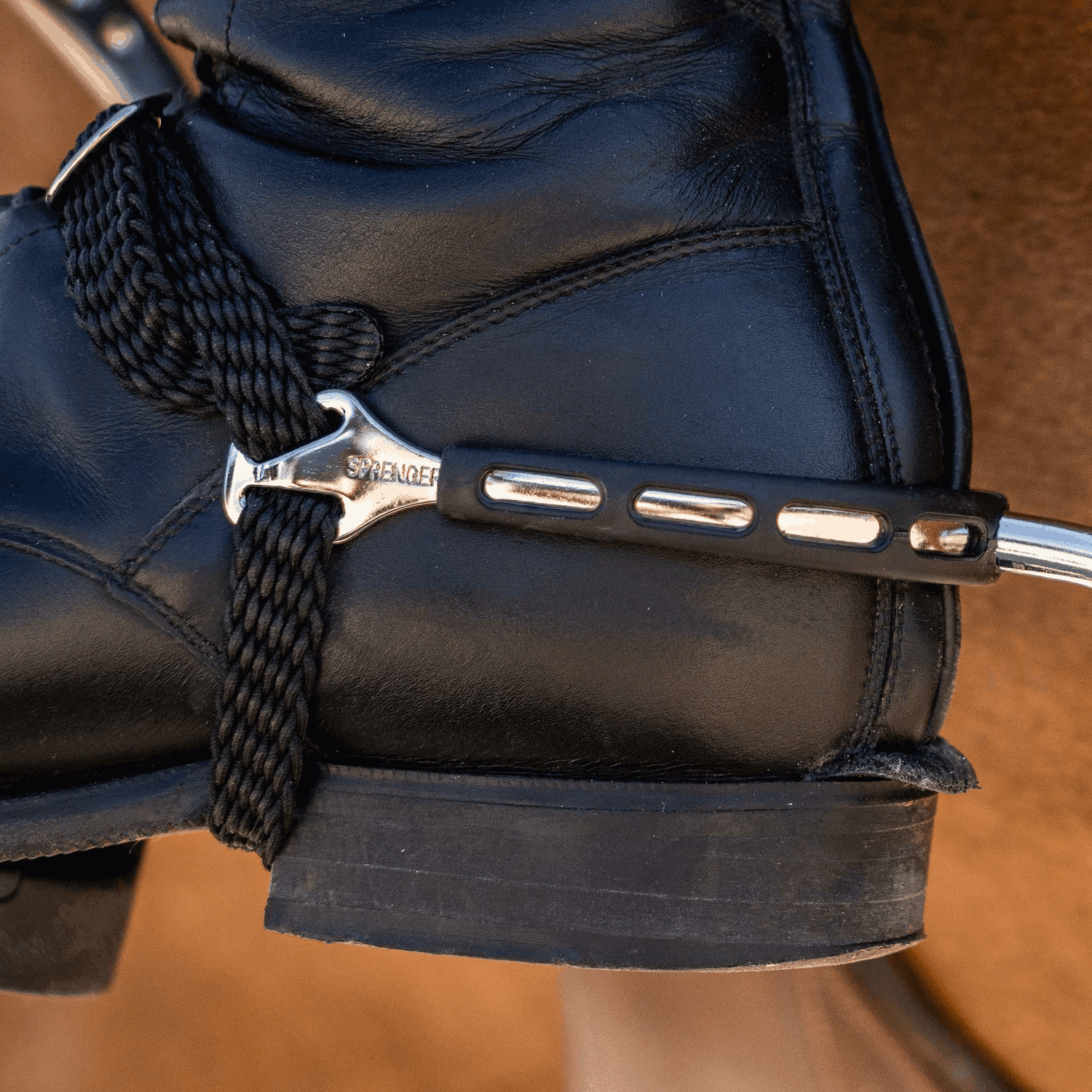 ULTRA fit EXTRA GRIP Sporen - Edelstahl rostfrei, 30 mm abgerundet mit großem Ballrad