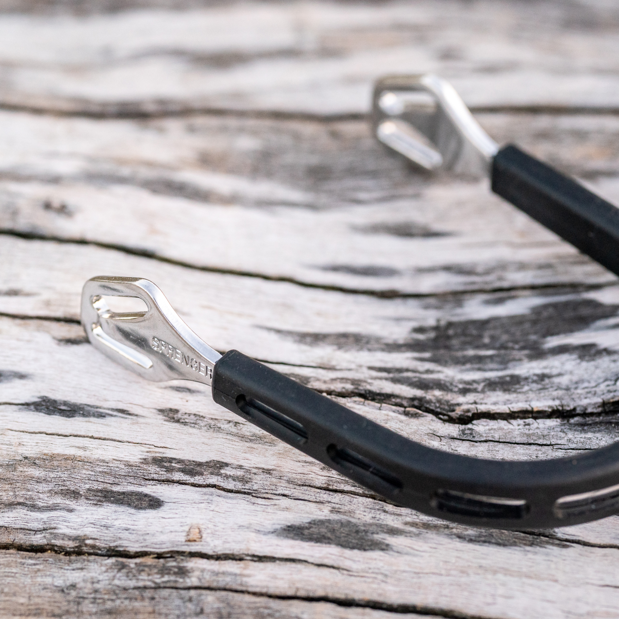 ULTRA fit EXTRA GRIP Sporen - Edelstahl rostfrei, 40 mm abgerundet mit Sonnenrad