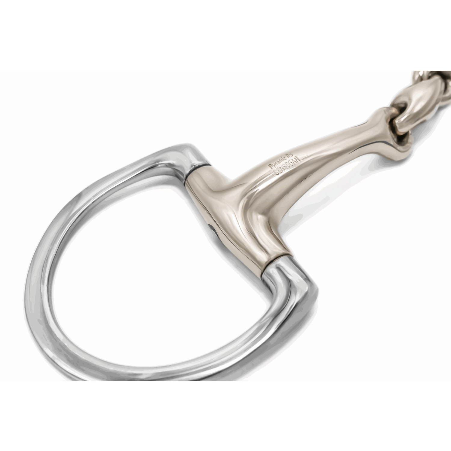 Dynamic RS Olivenkopfgebiss mit D-förmigem Ring 14 mm doppelt gebrochen