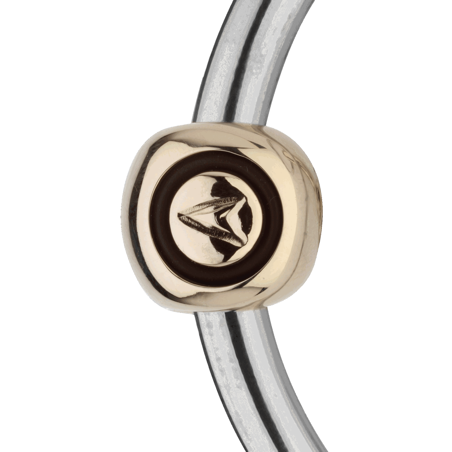 Dynamic RS Olivenkopfgebiss mit D-förmigem Ring 14 mm doppelt gebrochen | Sensogan_Pfeil_freigestellt.png | 1708840933
